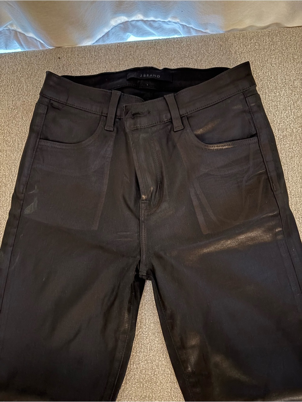 J Brand Women’s Black Slim Leather Jeans